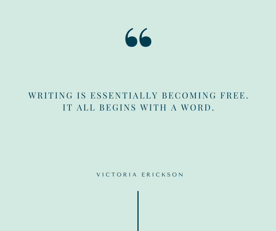 Writing is essentially becoming free