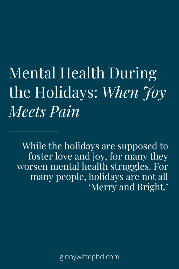 Mental health during the holidays