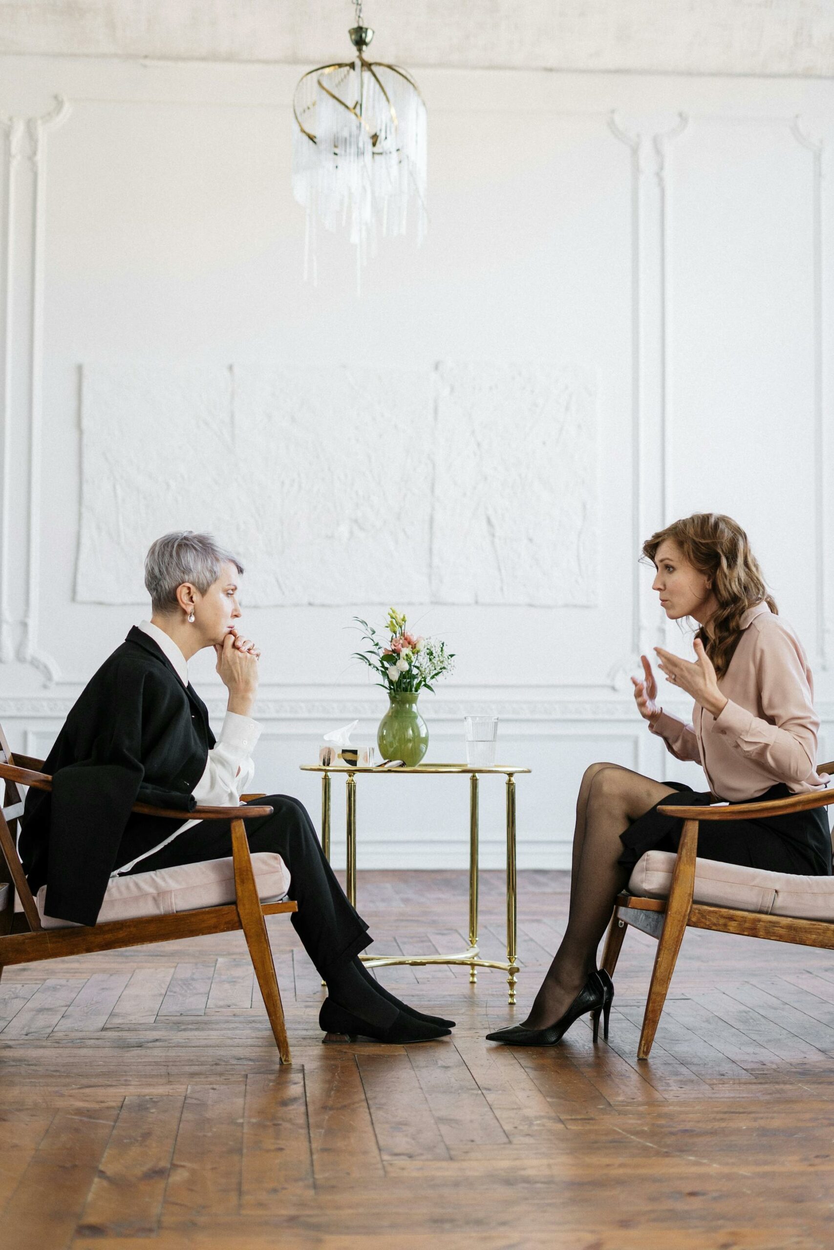 Women talking